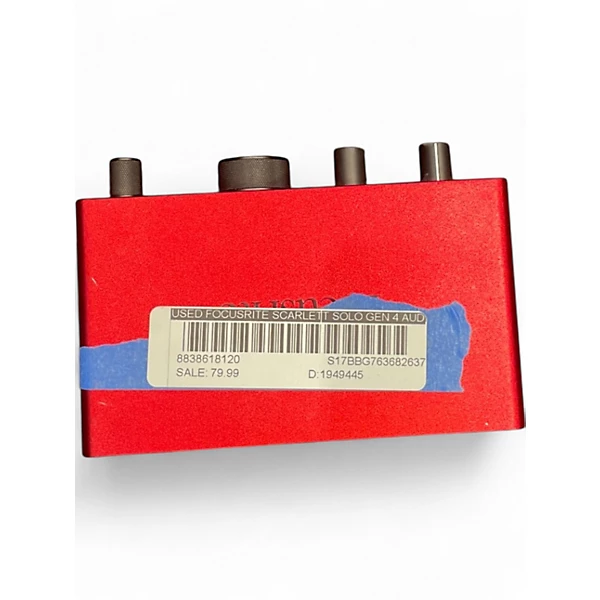 Focusrite Used Focusrite SCARLETT SOLO GEN 4 Audio Interface