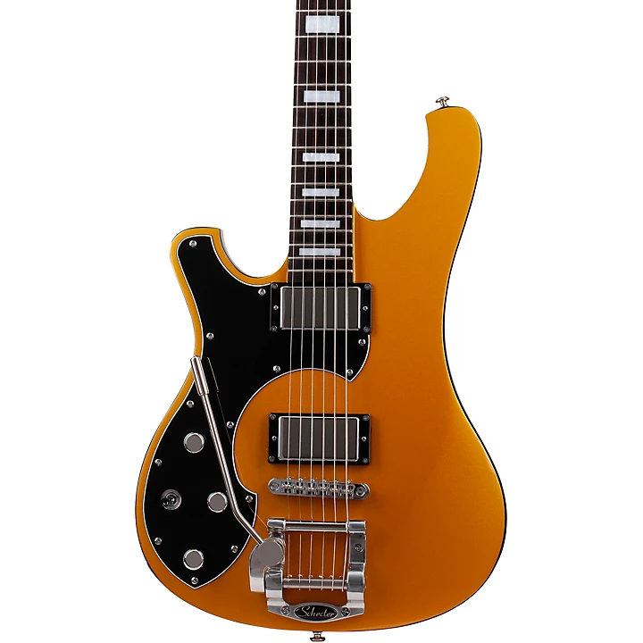 Stargazer 6 Vibrato Left Handed Electric Guitar Metallic Gold