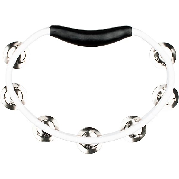 Headliner Series Molded ABS Tambourine Single Row White