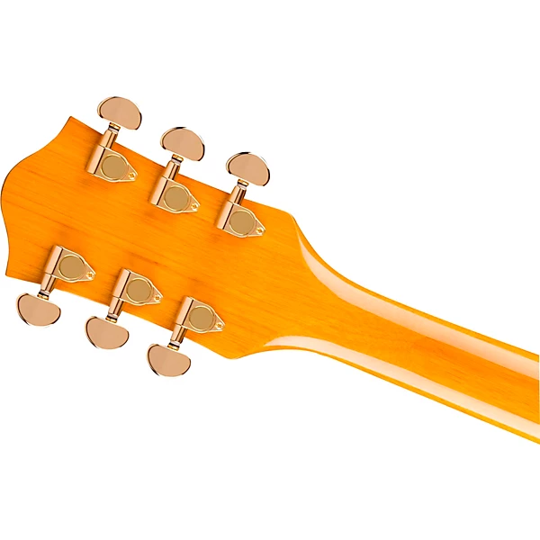 Streamliner Limited Edition Center Block Cat Eye with V Stoptail and Gold Hardware Electric Guitar Village Amber