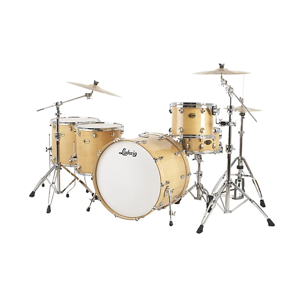 Ludwig Centennial Moto 4 Piece Shell Pack Level 1 Natural H89635004004000.gc