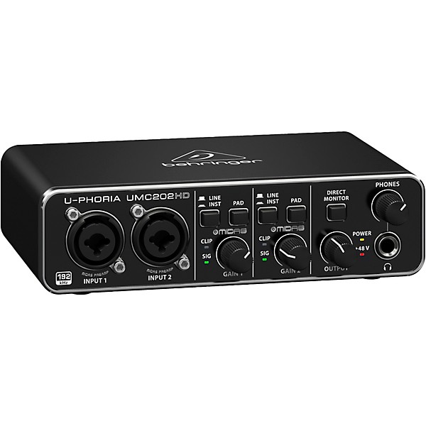 Behringer U PHORIA UMC202HD Audiophile 2x2 24 Bit