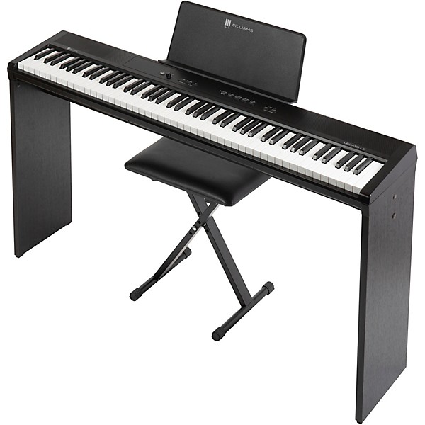 Williams Legato LE Pack 88 Key Digital Piano with Power Supply Sustain Pedal Wooden Stand and Bench Level 1 M17812004000000.gc