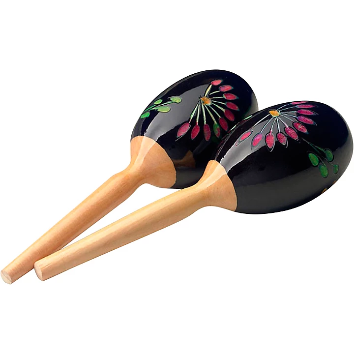 Wooden Maracas Black