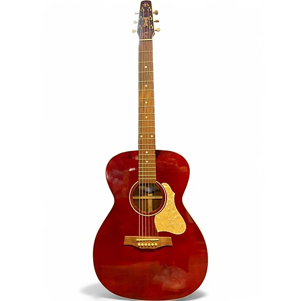 Seagull Used Seagull M6 LTD CH EQ Ruby Red Acoustic Electric Guitar.gc