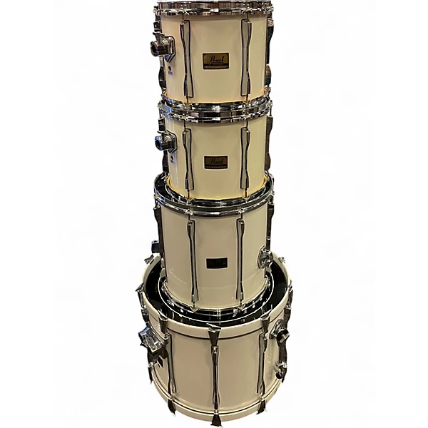 Pearl Used Pearl 4 Piece BLX White Drum Kit.gc
