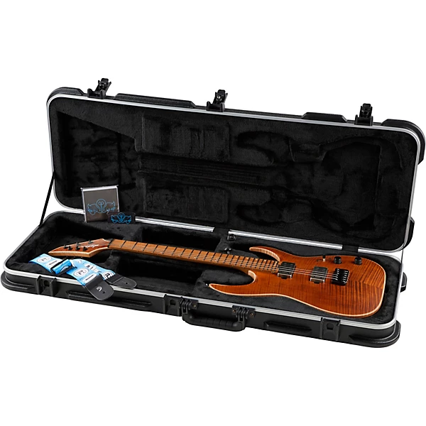 Jackson USA Signature Misha Mansoor Juggernaut HT6FM Electric Guitar Level 2 Amber Tiger Eye