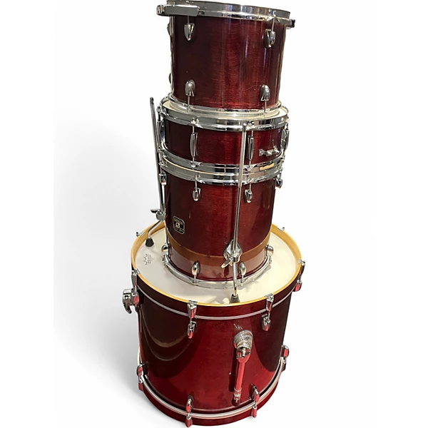 Gretsch Drums Used Gretsch Drums 4 Piece Catalina birch Natural Walnut Drum Kit.gc