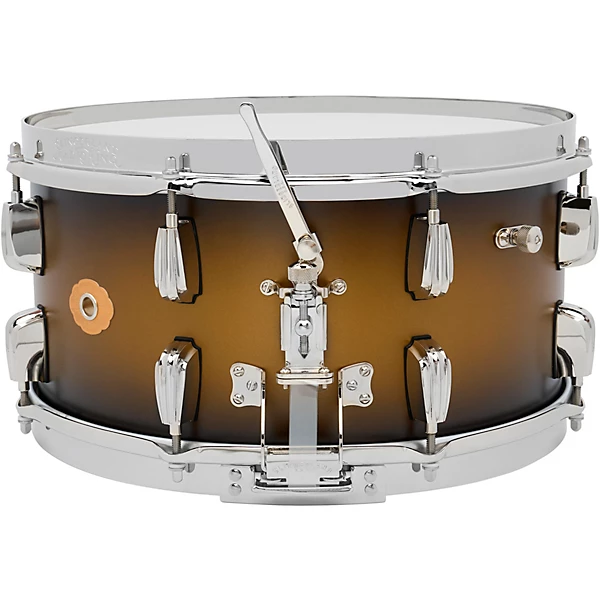 Slingerland Limited Edition Radio King Specialty Lacquer Maple Snare Drum 14 x 7 in. Black & Gold Lacquer