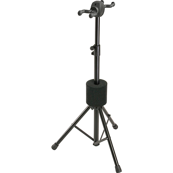Double Guitar Stand Black