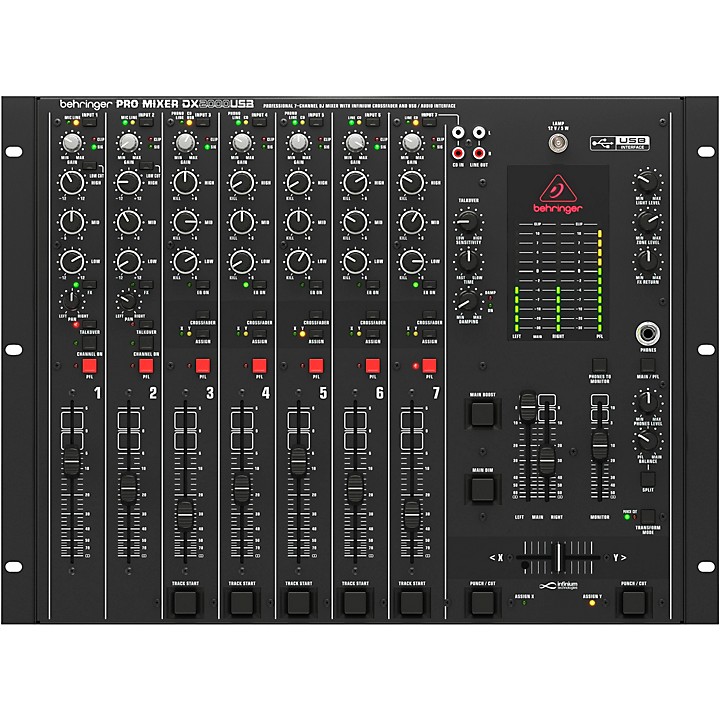 Behringer DX2000USB Pro 7 Channel DJ Mixer Level 2