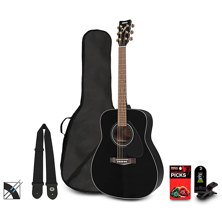 Yamaha F335 Acoustic Guitar Pack Black