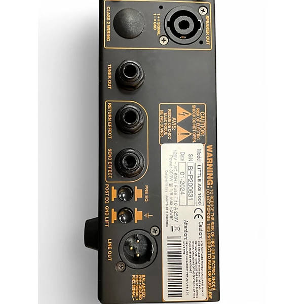 Used Markbass LITTLE AG 1000 Bass Amp Head