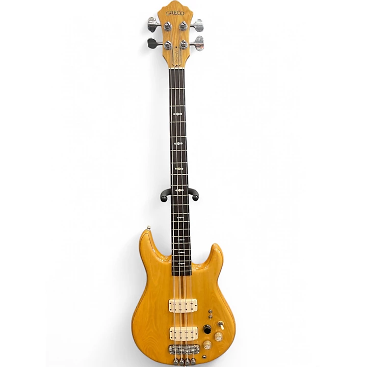Vintage 1978 Greco gob900 Natural Electric Bass Guitar