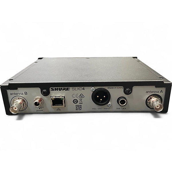 Shure Used Shure SLX D NXN8 S J52 Band 558 616 MHz Handheld Wireless System.gc