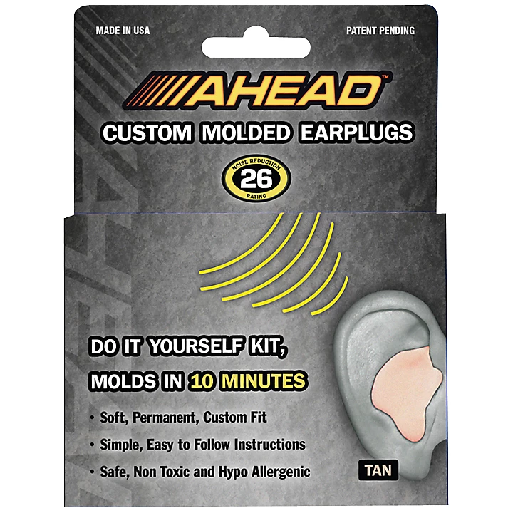 Custom Molded Earplugs Tan