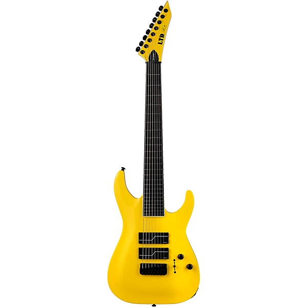 ESP LTD Stephen Carpenter SC 608 8 String Baritone Electric Guitar Yellow
