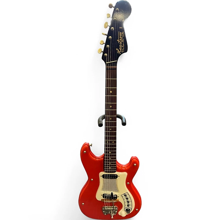 Vintage 1960s Hagstrom I Red Solid Body Electric Guitar