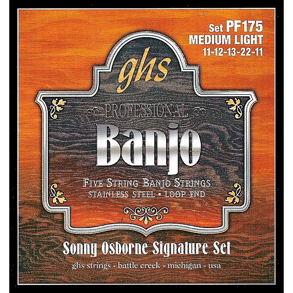 Sonny Osborne Signature Banjo Strings Medium Light
