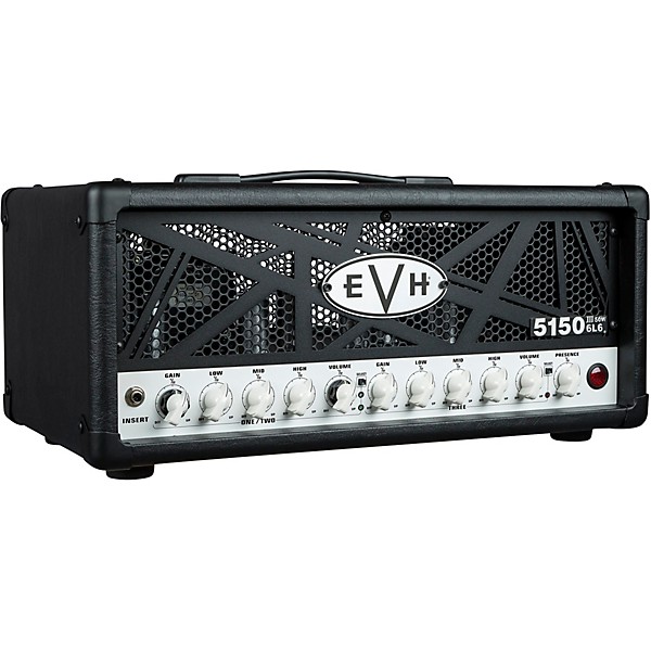 EVH 5150III 50W 6L6 Tube Guitar Amp Head Level 1 Black K76927004001000.gc