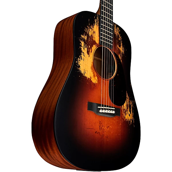 DJRE Junior Street Legend Dreadnought Acoustic Electric Guitar Burst