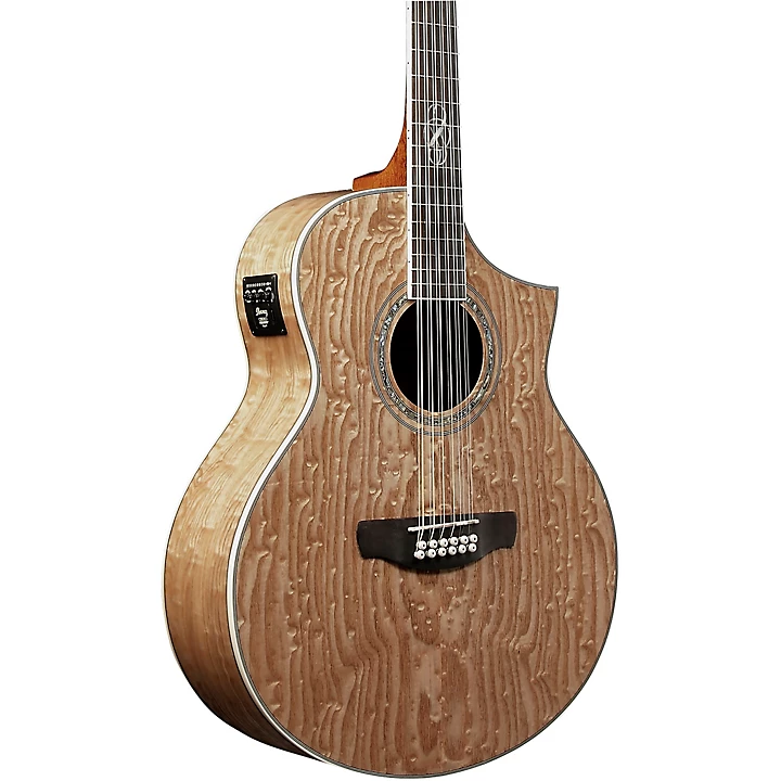 Ibanez Exotic Wood Series EW2012ASENT 12 String Acoustic Electric Guitar Gloss Natural