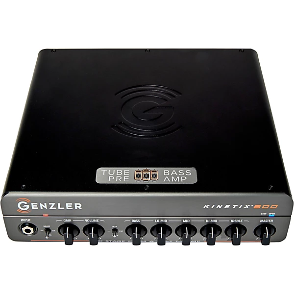 Genzler Amplification Kinetix 800 800W Bass Amp Head Level 1 Black M12410004001000.gc