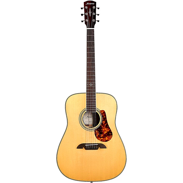 MD70e Herringbone Dreadnought Acoustic Electric Guitar Natural