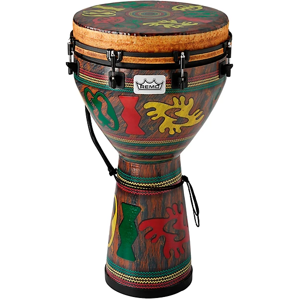 Remo Mondo Key Tuned Djembe Level 1 Adinkra 500741004606000.gc