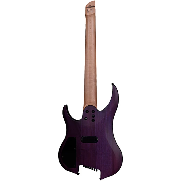 Legator Ghost 7 String Multi Scale Super Shred Series Flamed Maple Electric Guitar Purple