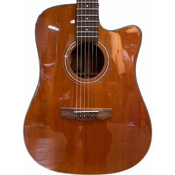 Guild Used Guild D120CE Vintage Natural Acoustic Electric Guitar.gc