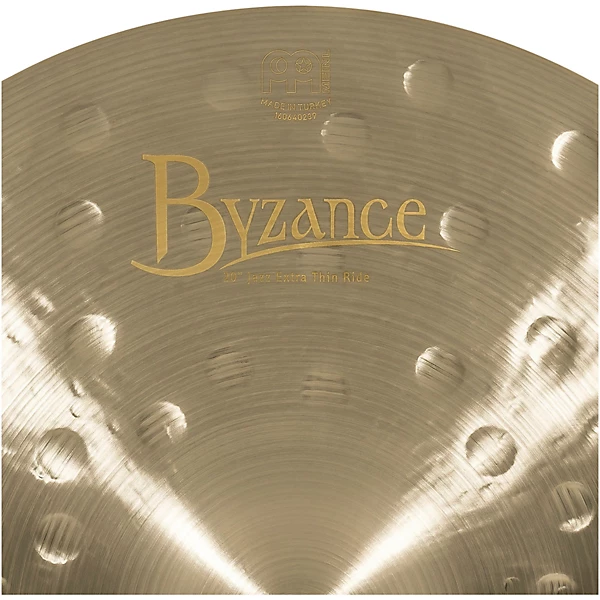 MEINL Byzance Jazz Extra Thin Ride Traditional Cymbal 20 in.