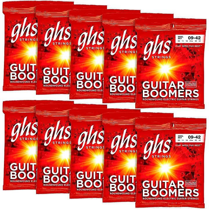 Boomers Extra Light Electric Guitar Strings 10 Pack
