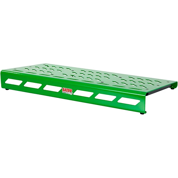 Green Aluminum Pedal Board XL w Carry Bag