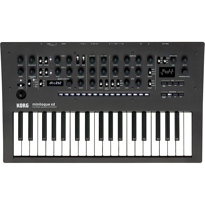 minilogue xd Polyphonic Analog Synthesizer Black