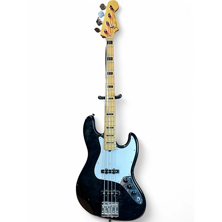 Used 1999 Fender Geddy Lee Signature Jazz Bass Black Electric Bass Guitar