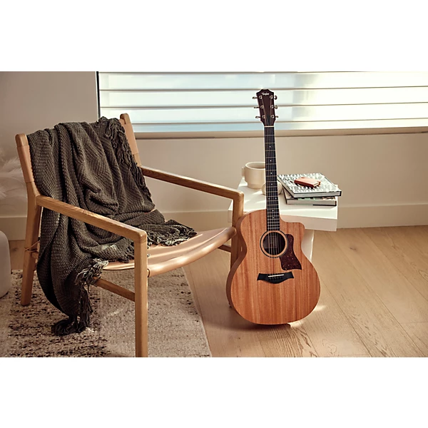 Taylor 24ce Grand Auditorium Acoustic Electric Guitar Natural