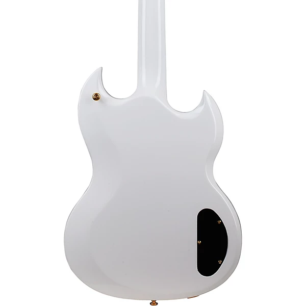 Schecter Guitar Research ZV H6LLYW66D Zacky Vengeance Left Handed Electric Guitar Gloss White