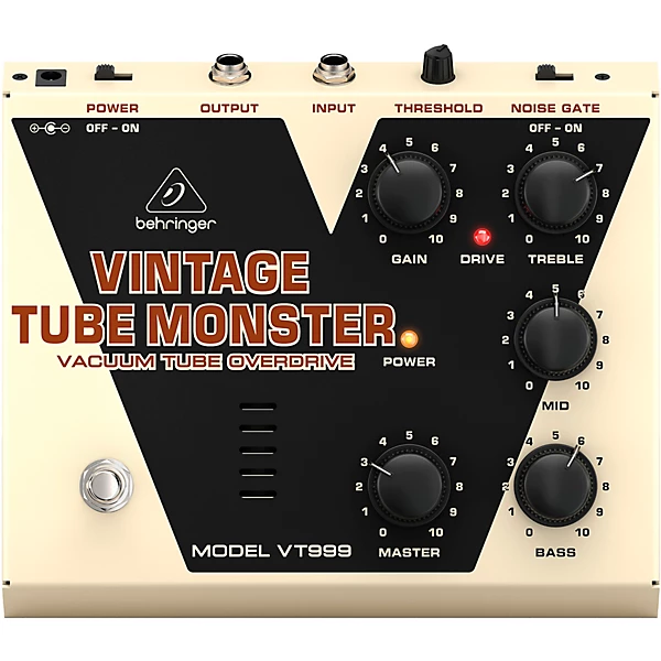 VT999 Vintage Tube Monster Classic Tube Overdrive Guitar Effects Pedal