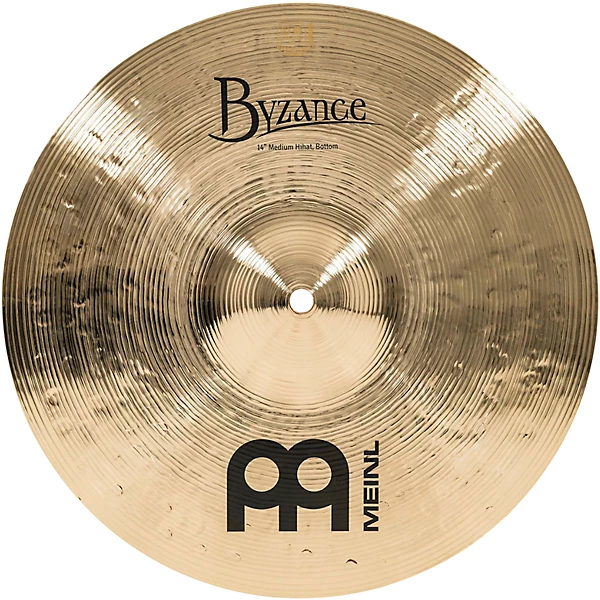 MEINL Byzance Medium Hi Hat Brilliant Cymbals 14 in.