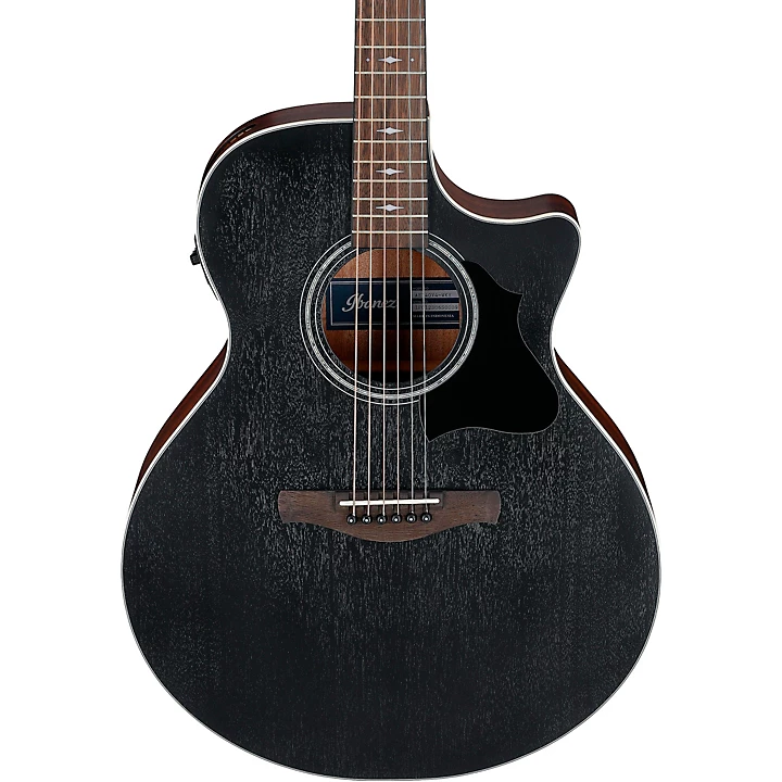 AE140 Grand Auditorium Acoustic Electric Guitar Weathered Black