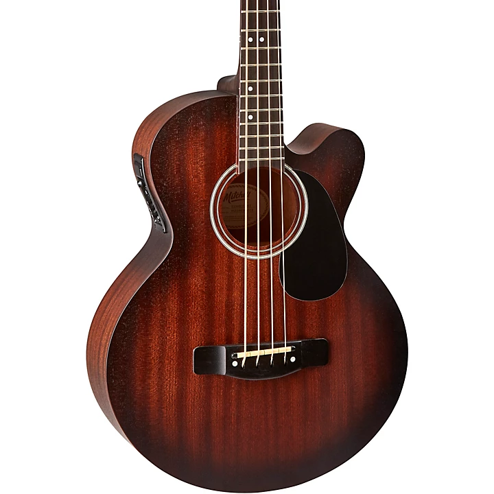 T239B CE BST Terra Acoustic Electric Bass Edge Burst