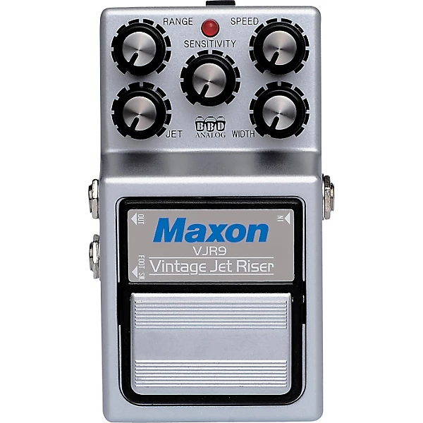 Open Box Maxon VJR9 Vintage Jet Riser Flanger Guitar Effects Pedal Level 1