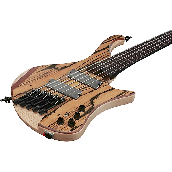 Ibanez EHB1675MS 5 String Multi Scale Ergonomic Headless Bass Guitar Natural Flat