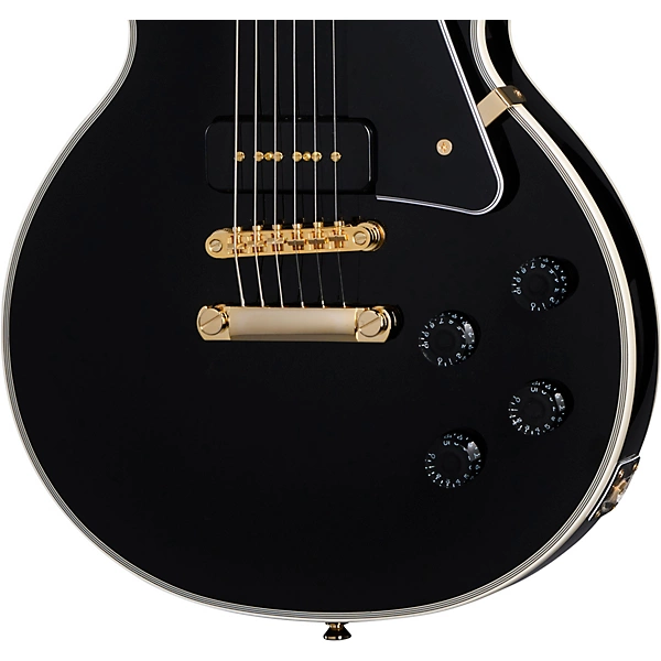 Les Paul Custom P 90 Limited Edition Electric Guitar Ebony