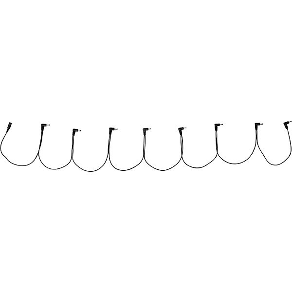 8 Output Daisy Chain Power Adapter Cable with Female Input Barrel Plug