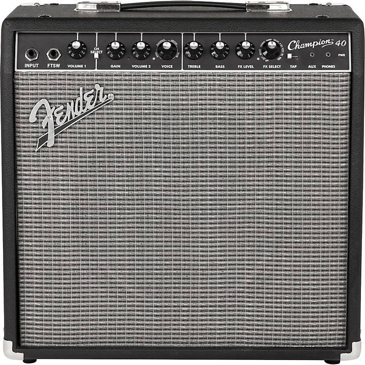 Fender Champion 40 Guitar Combo Amp Black
