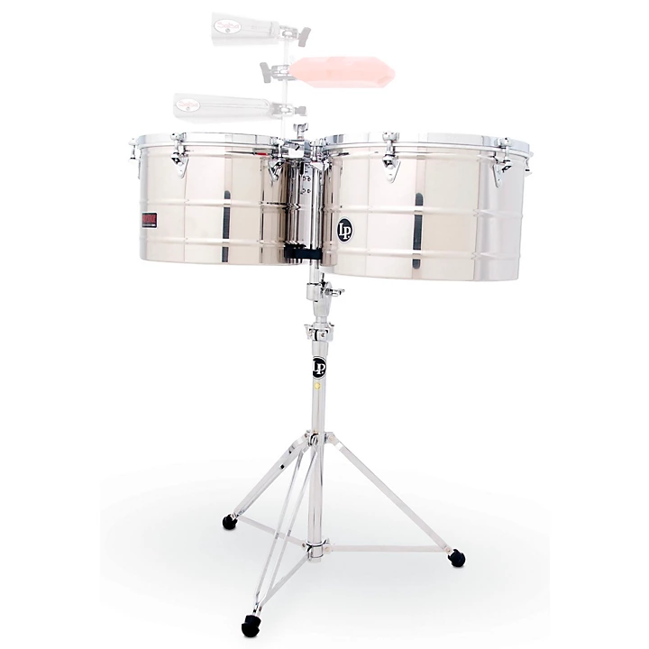 LP LP1516 S Prestige Stainless Steel Thunder Timbales 15 and 16 in.