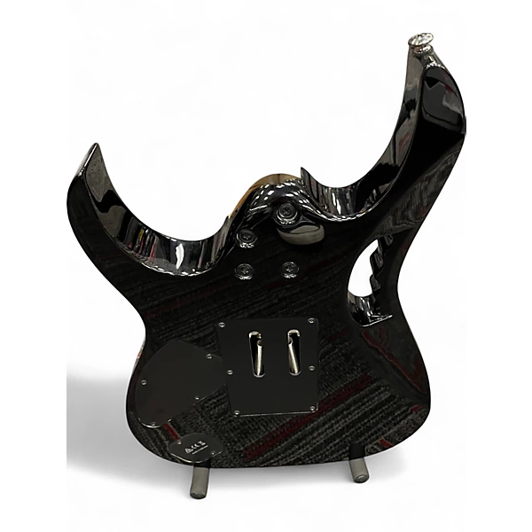 Used Ibanez JEM77P BLUE AND BLACK Solid Body Electric Guitar