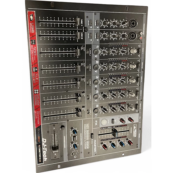 DJ TECH Used DJ TECH dx 3000 DJ Mixer.gc